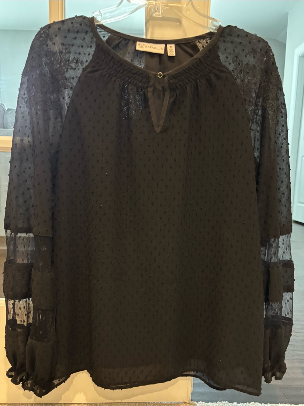 Rafaella Black Blouse